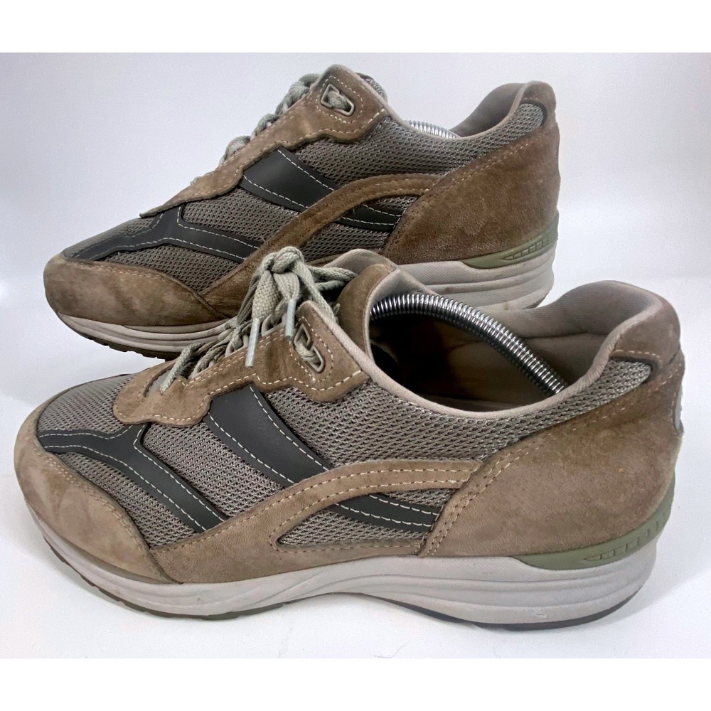 SAS Journey Mesh Walking Taupe/Grey Suede Comfort Sneakers USA Made Size 11.5 W